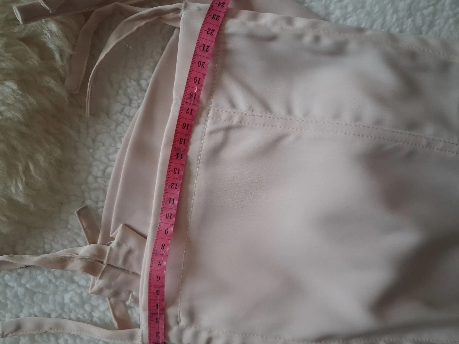 Pantalón cargo para mujer rosa pálido/nude talla 38 – photo 9